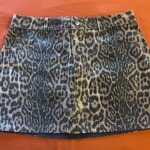 Windsor Animal Print Mini Skirt